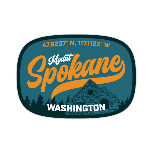 Mount Spokane Sticker Decal Vista House