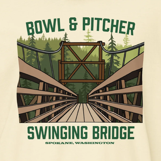 Bowl and Pitcher Swinging Bridge Ringer Tee