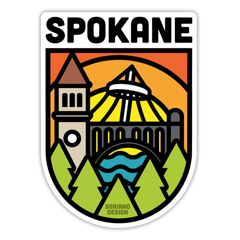 Spokane Sunrise Magnet