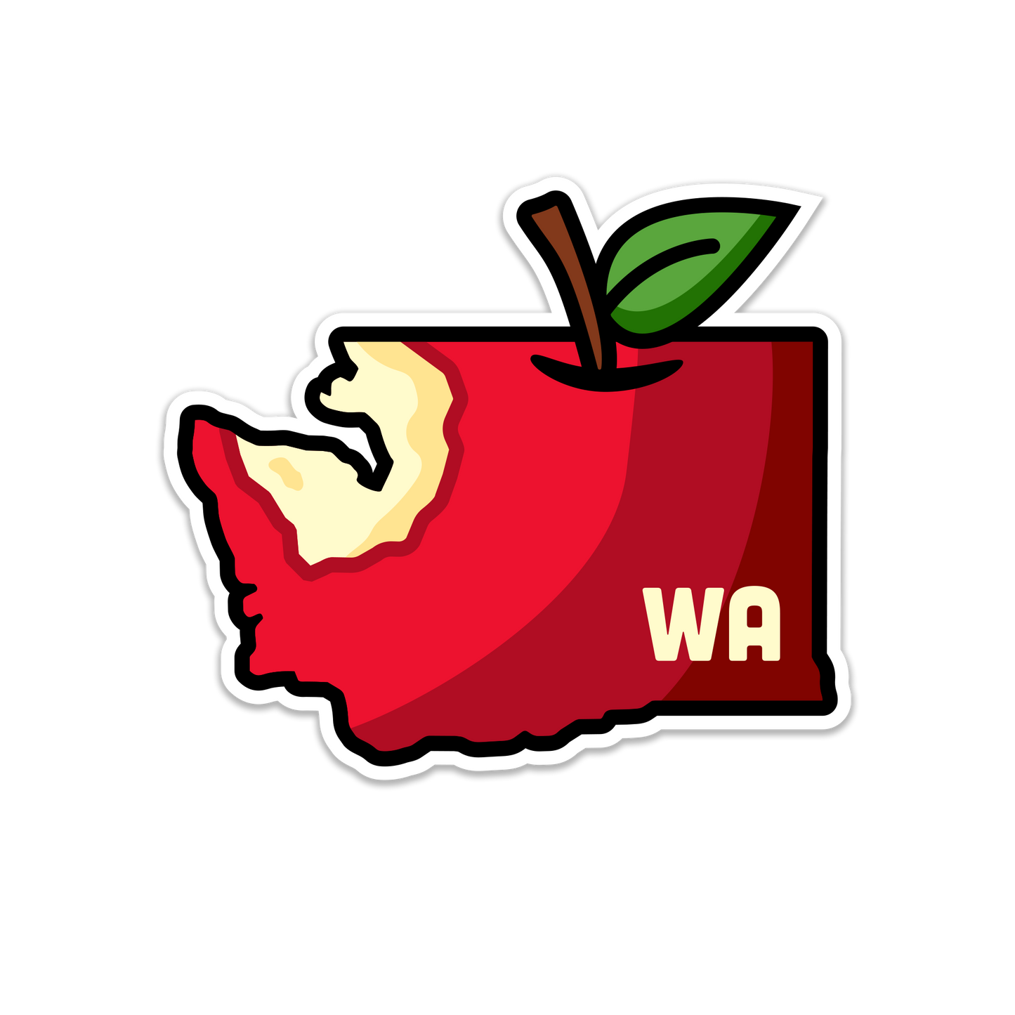Washington Apple Sticker