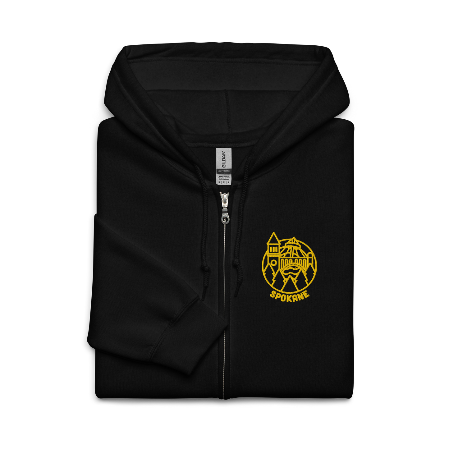 Spokane Embroidered Full Zip Hoodie