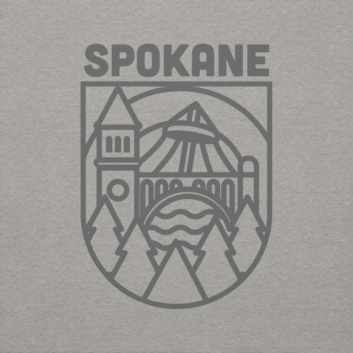 Spokane Premium Fitted Pullover Hoodie - Summit