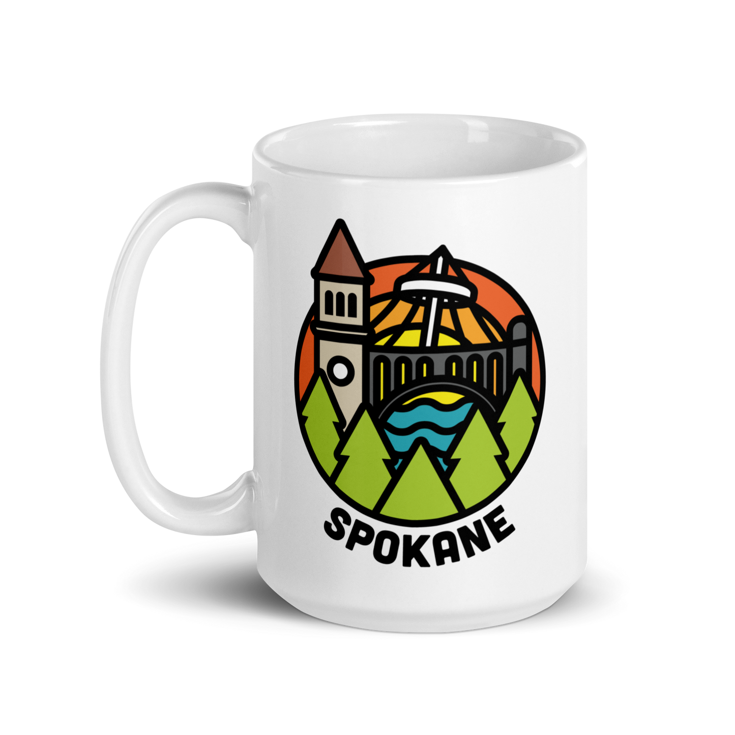 Spokane Mug Pavillion Clock Tower Riverfront Art