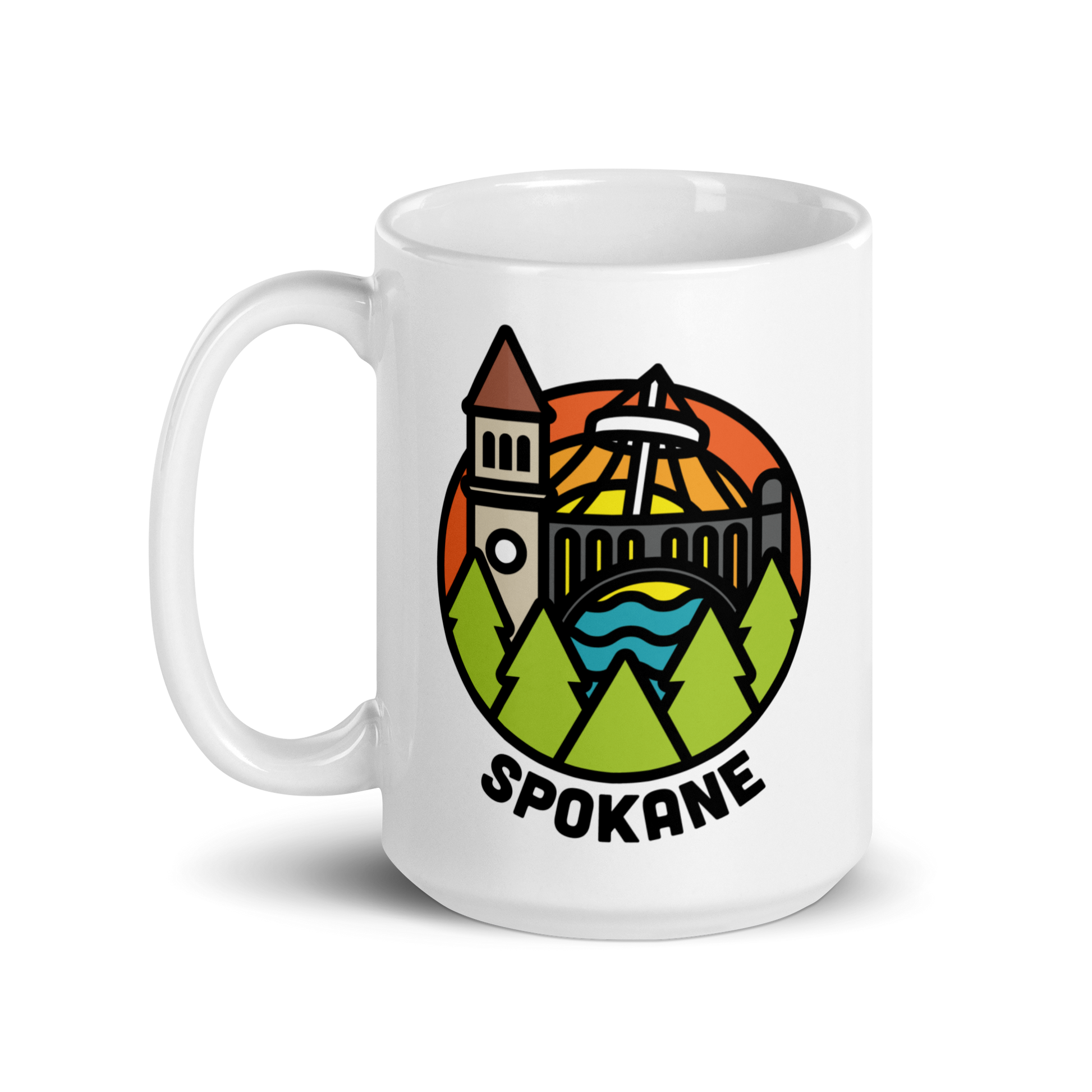 Spokane Mug Pavillion Clock Tower Riverfront Art