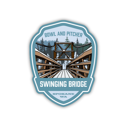 Swinging Bridge Sticker
