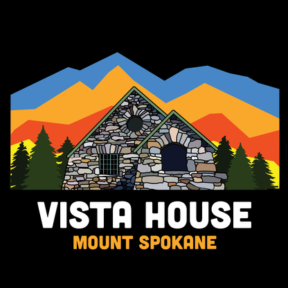 Vista House Mount Spokane Tee - Sunrise