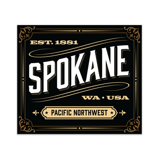 Spokane Established 1881 Sticker