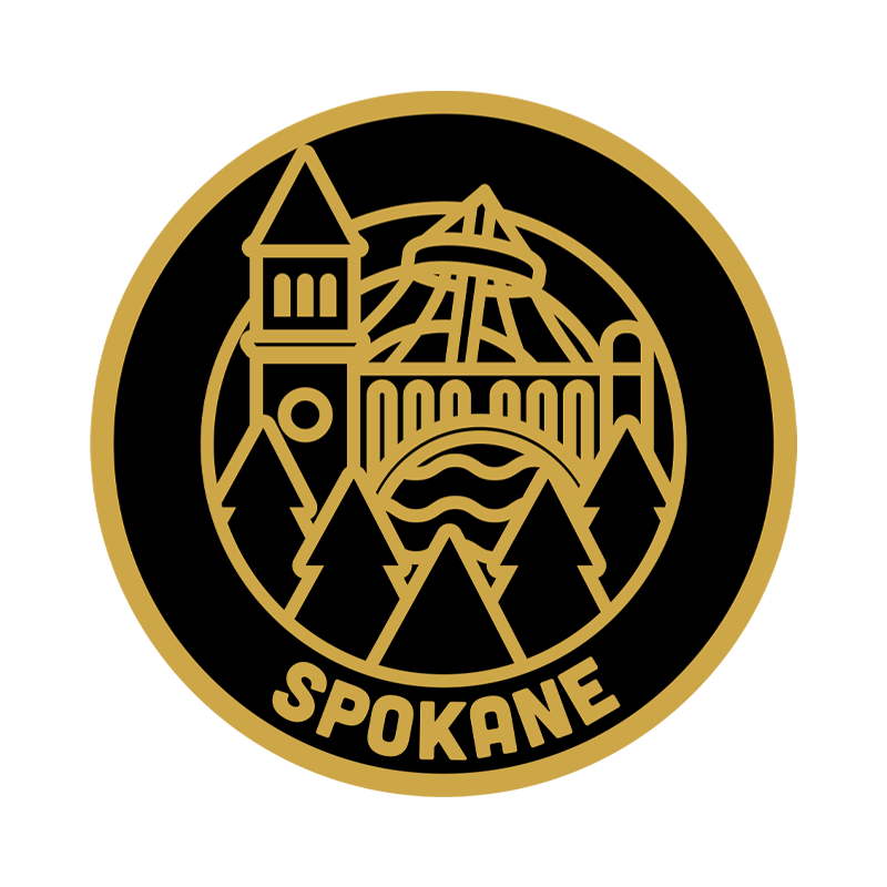 Spokane Outline Sticker