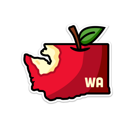 Washington Apple Sticker