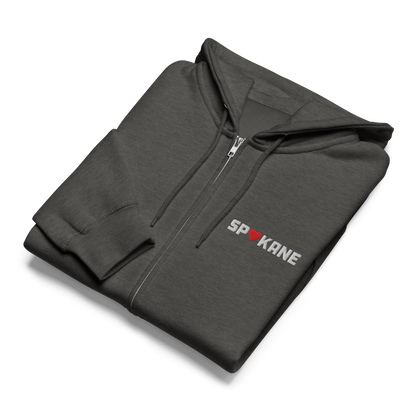 Spokane Cares Premium Full Zip Hoodie