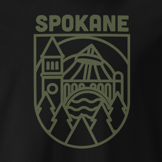 Spokane Outline Tee