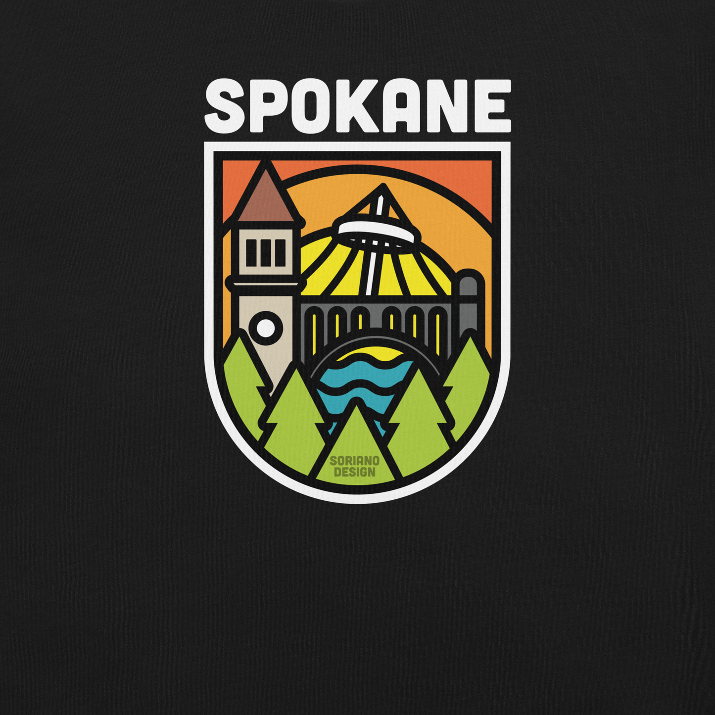 Spokane Sunrise Tee